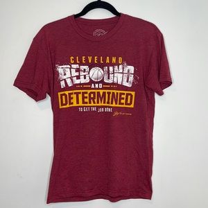 Cleveland original one of a kind defend the land red shirt size small